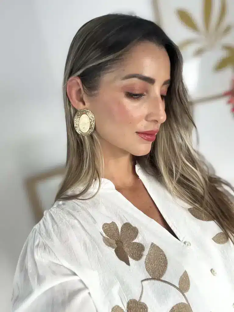 pendiente-piedra-efecto-marmolado-model