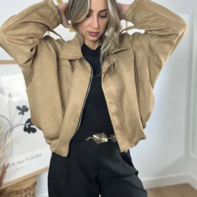 CHAQUETA-BOMBER-CAMEL