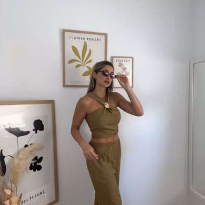 top-pantalon-concha-verde
