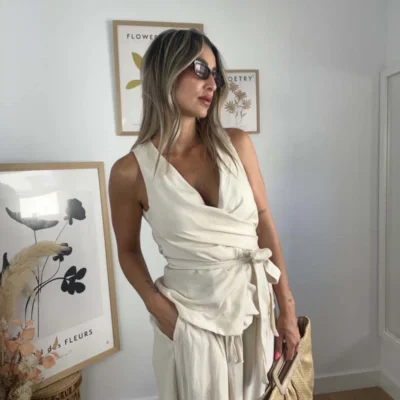Blusa vera blanco top