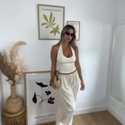 Bombacho vichy amarillo