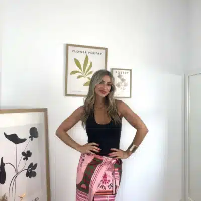Falda pareo rosa 4