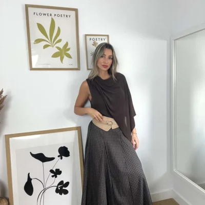 Falda cuadros
